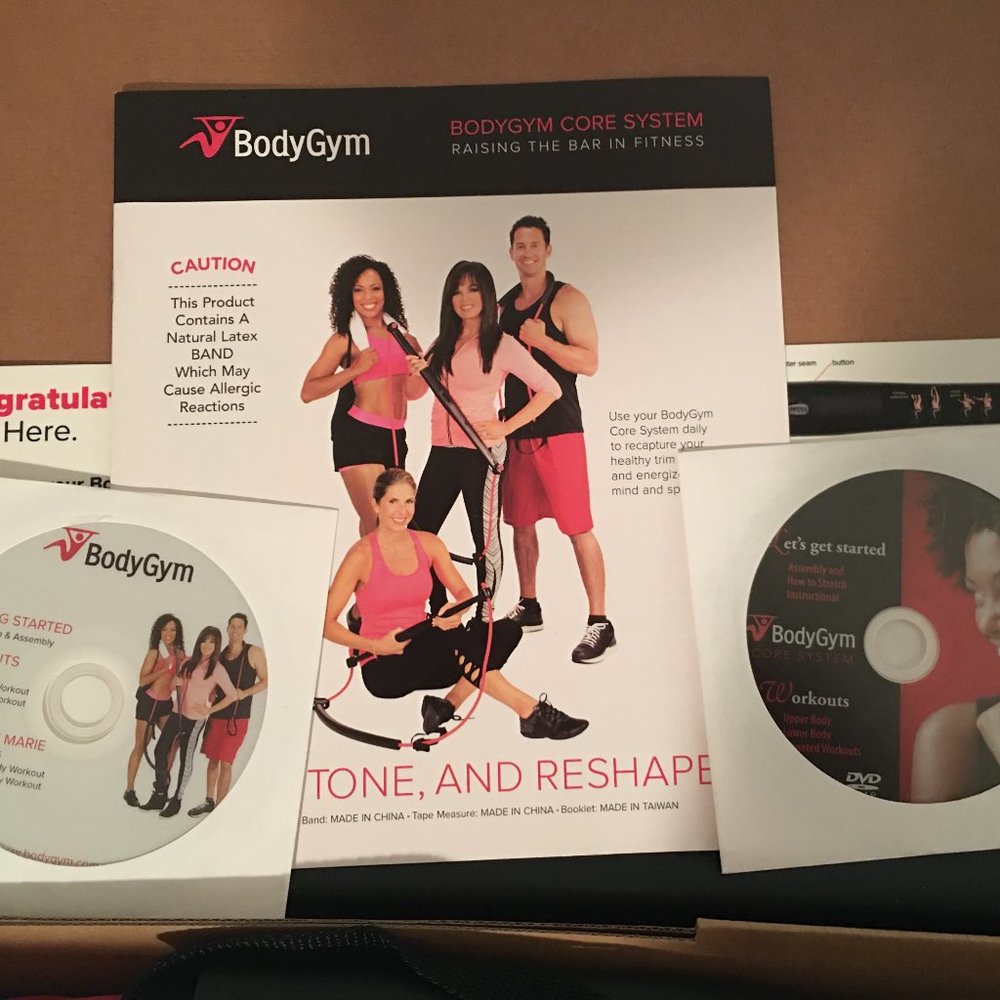 Body Gym Core System NEW in box complete NEVER used!